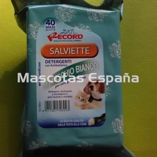 RECORD Toallitas Antibacterianas Almizcle Blanco - Imagen 1